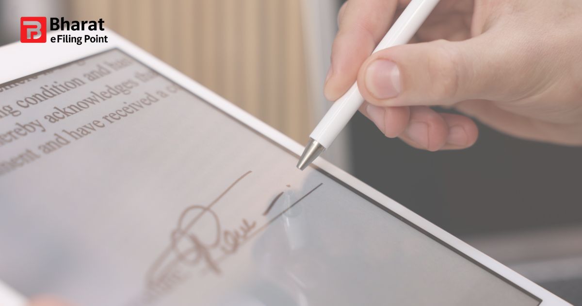 Digital Signature Apply Online with Bharat eFiling Point